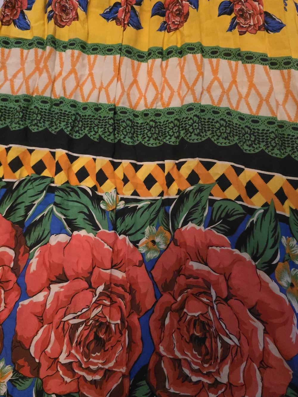 FARM Rio Vibrant Striped Floral Dress - Picture 6 of 7